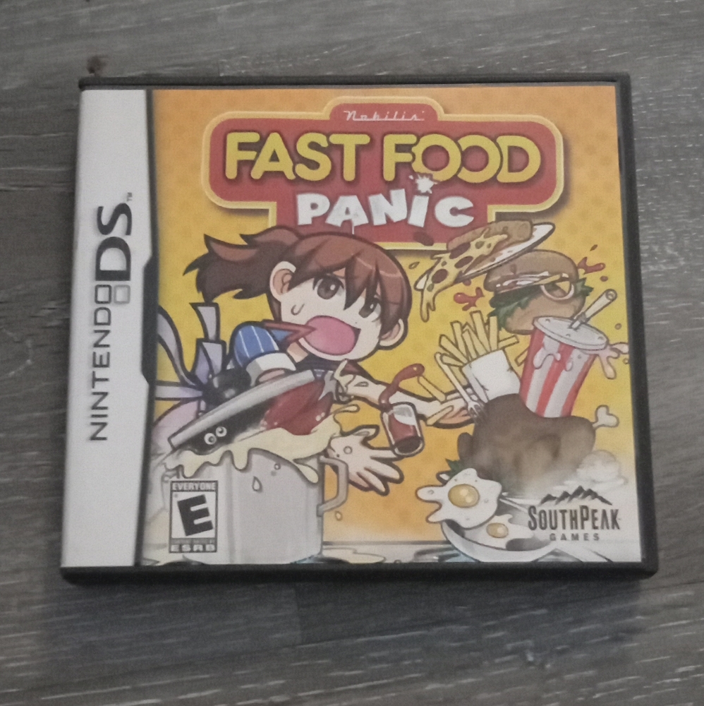Nintendo DS Game (Fast Food Panic)